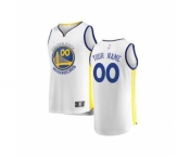 Youth Golden State Warriors White Custom Basketball Jersey - Association Edition