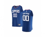 Youth LA Clippers Royal Custom Basketball Jersey - Icon Edition