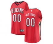 Youth New Orleans Pelicans Red Custom Basketball Jersey - Statement Edition