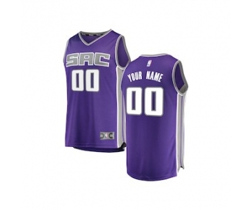 Youth Sacramento Kings Purple Custom Basketball Jersey - Icon Edition