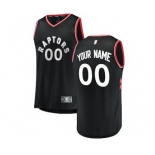 Youth Toronto Raptors Black Custom Basketball Jersey - Statement Edition