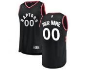 Youth Toronto Raptors Black Custom Basketball Jersey - Statement Edition