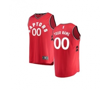 Youth Toronto Raptors Red Custom Basketball Jersey - Icon Edition