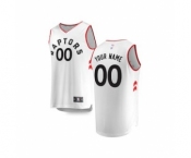 Youth Toronto Raptors White Custom Basketball Jersey - Association Edition