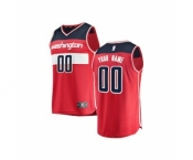 Youth Washington Wizards Red Custom Basketball Jersey - Icon Edition