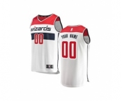 Youth Washington Wizards White Custom Basketball Jersey - Association Edition