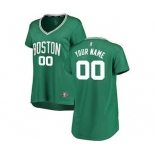 Women's Boston Celtics Green Custom Basketball Jersey - Icon Edition