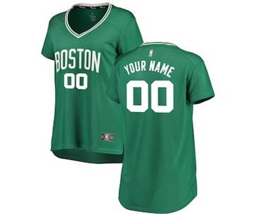 Women's Boston Celtics Green Custom Basketball Jersey - Icon Edition