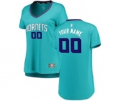 Women's Charlotte Hornets Teal Custom Basketball Jersey - Icon Edition