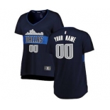 Women's Dallas Mavericks Navy Custom Basketball Jersey