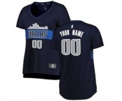 Women's Dallas Mavericks Navy Custom Basketball Jersey