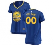 Women's Golden State Warriors Royal Custom Basketball Jersey - Icon Edition