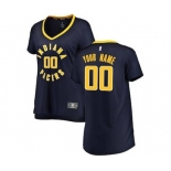 Women's Indiana Pacers Navy Custom Basketball Jersey - Icon Edition