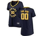 Women's Indiana Pacers Navy Custom Basketball Jersey - Icon Edition