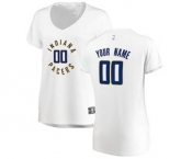 Women's Indiana Pacers White Custom Basketball Jersey - Association Edition