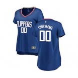 Women's LA Clippers Royal Custom Basketball Jersey - Icon Edition