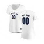 Women's Memphis Grizzlies White Custom Basketball Jersey - Association Edition