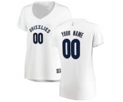 Women's Memphis Grizzlies White Custom Basketball Jersey - Association Edition