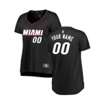 Women's Miami Heat Wine Custom Basketball Jersey