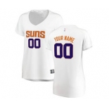 Women's Phoenix Suns White Custom Basketball Jersey - Association Edition