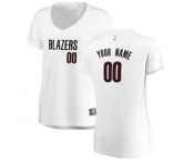 Women's Portland Trail Blazers White Custom Basketball Jersey - Association Edition