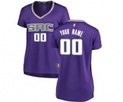 Women's Sacramento Kings Purple Custom Basketball Jersey - Icon Edition