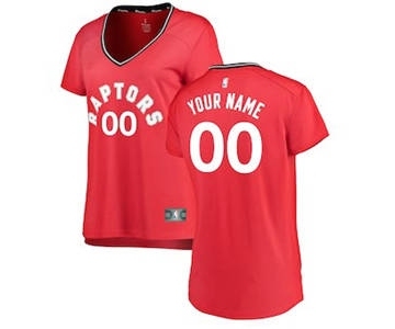 Women's Toronto Raptors Red Custom Basketball Jersey - Icon Edition