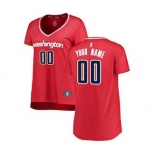 Women's Washington Wizards Red Custom Basketball Jersey - Icon Edition