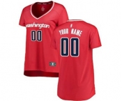 Women's Washington Wizards Red Custom Basketball Jersey - Icon Edition