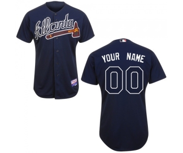 Atlanta Braves Personalized custom Blue Jersey