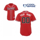 Atlanta Braves Personalized custom Red Jersey