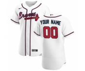 Men's Atlanta Braves Custom White Home 2020 Authentic Player Baseball Jersey