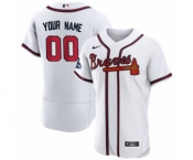 Men's Atlanta Braves White ACTIVE PLAYER Custom 2021 White World Series Champions Stitched Jersey