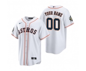 Men's Houston Astros ACTIVE PLAYER Custom White 2022 World Series Home Stitched Baseball Jersey