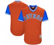 Men's Houston Astros Customized Orange 2017 Little League World Series Players Weekend Jersey