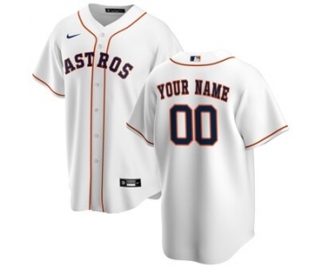 Men's Houston Astros Home 2020 Baseball Custom Cool Base Jersey - White