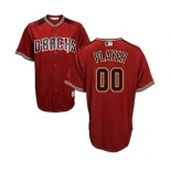 Men's Arizona Diamondbacks Customized Sedona Red Black Cool Base Custom Baseball Baseball Jersey