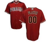 Men's Arizona Diamondbacks Customized Sedona Red Black Cool Base Custom Baseball Baseball Jersey