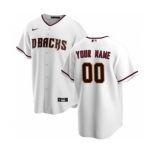 Men's Arizona Diamondbacks Home 2020 Baseball Custom Cool Base Jersey - White