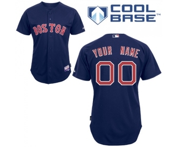 Boston Red Sox Personalized custom Blue Jersey