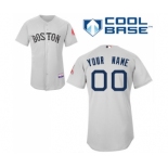 Boston Red Sox Personalized custom Grey Jersey