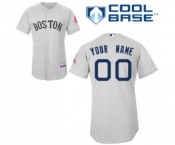 Boston Red Sox Personalized custom Grey Jersey