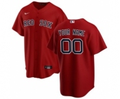 Men's Boston Red Sox Alternate 2020 Baseball Custom Cool Base Jersey - Red