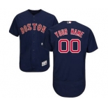 Men's Boston Red Sox Customized Alternate Navy Flex Base Custom Baseball Baseball Jersey