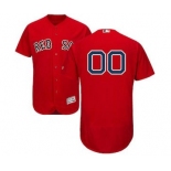 Men's Boston Red Sox Customized Alternate Scarlet Flex Base Custom Baseball Baseball Jersey