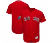 Men's Boston Red Sox Customized Majestic Scarlet 2018 Spring Training Flex Base Team Jersey