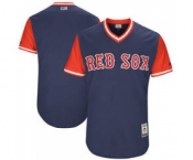 Men's Boston Red Sox Customized Navy 2017 Little League World Series Players Weekend Jersey