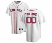 Men's Boston Red Sox Home 2020 Baseball Custom Cool Base Jersey - White