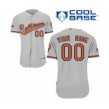 Baltimore Orioles Personalized custom Grey Jersey