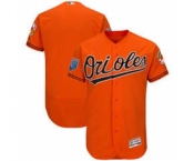 Men's Baltimore Orioles Customized Majestic Orange 2018 Spring Training Flex Base Team Jersey